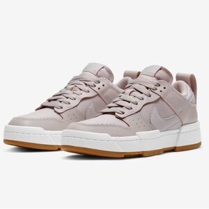 Nike Women's Dunk Low Disrupt Platinum Violet Pink Sneakers Sz 7.5
